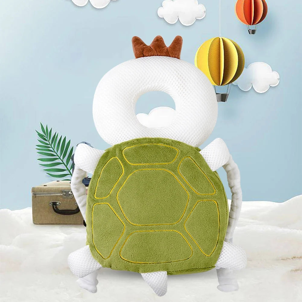 Baby Head Protector Backpack Pillow Soft Cotton Protective Cushion Cartoon Security Pillows Cute Backpack for Baby Walking Crawl